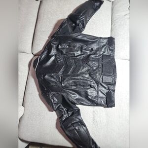 Street Legal Performance Motorcycle Black Leather Jacket